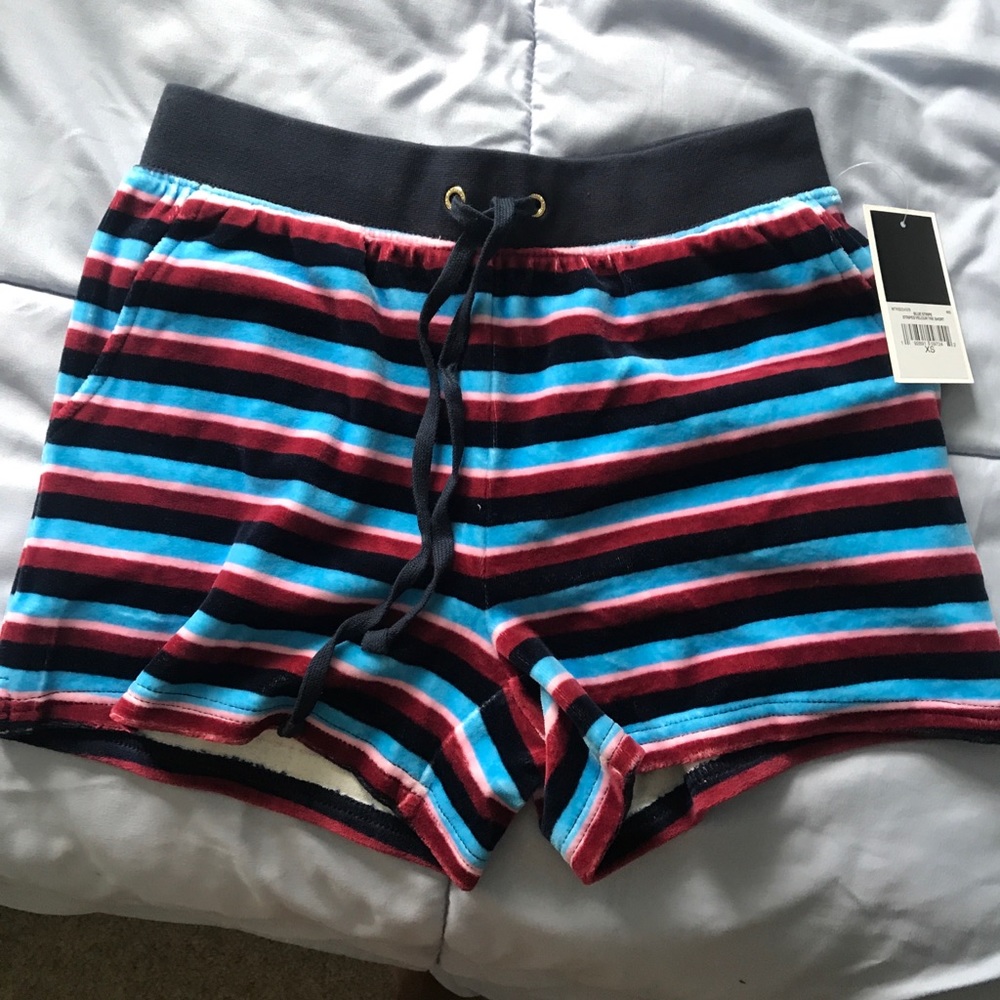 Juicy couture velour shorts